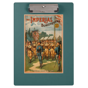 The Imperial Burlesquers Female Soldiers Play Clipboard