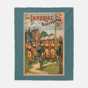 The Imperial Burlesquers Female Soldiers Play Fleece Blanket