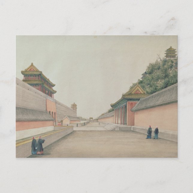 The Imperial Palace in Peking Postcard (Front)
