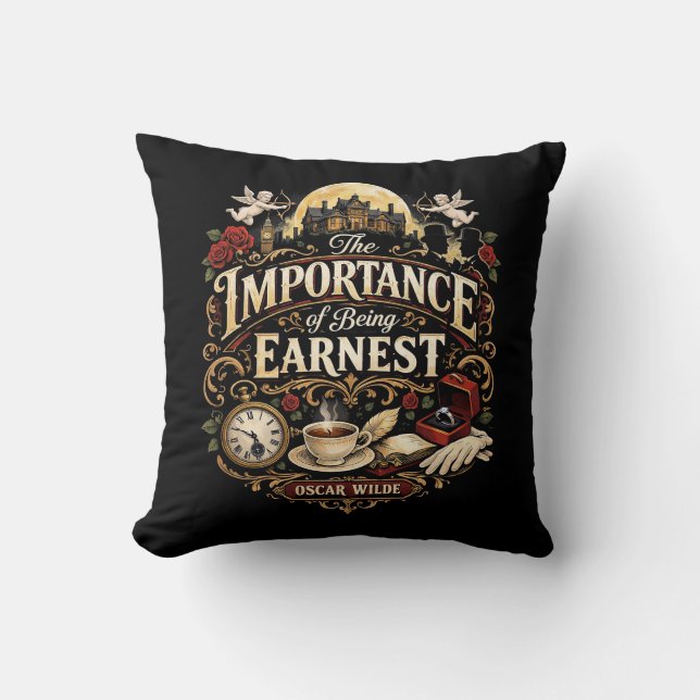 The Importance of Being Earnest Cushion (Front)