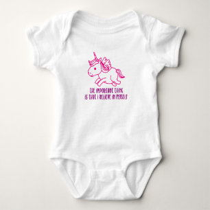 The Important Thing is That I Believe in Myself. Baby Bodysuit