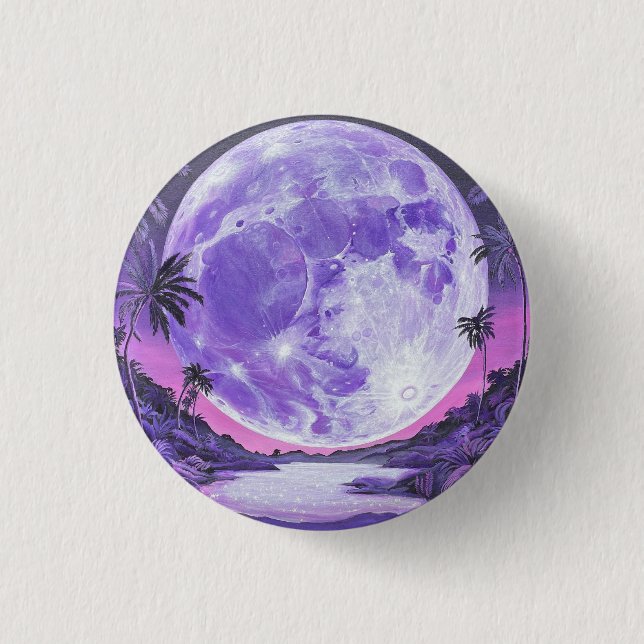 The Impossible Moon- 3 Cm Round Badge (Front)