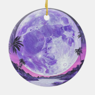 "the Impossible Moon"- Ceramic Ornament