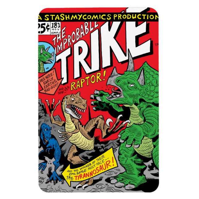 The Improbable Trike by Jim Lawson Magnet (Vertical)