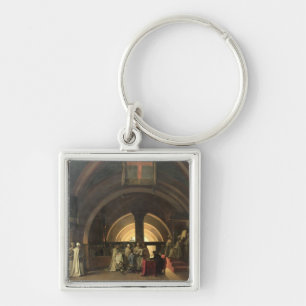 The Inauguration of Jacques de Molay Key Ring