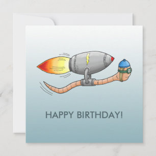 The Incredible Fast Worm Card