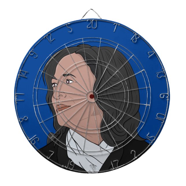 The incredible Kamala Harris Dartboard (Front)