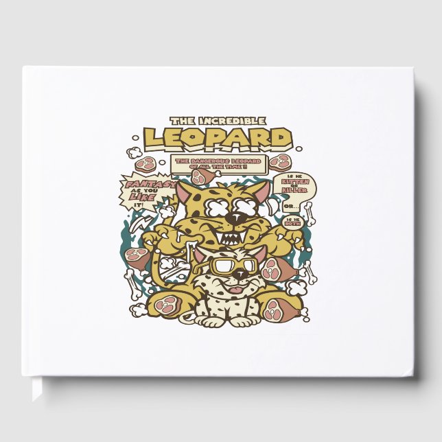 The Incredible Leopard Guest Book (Front)