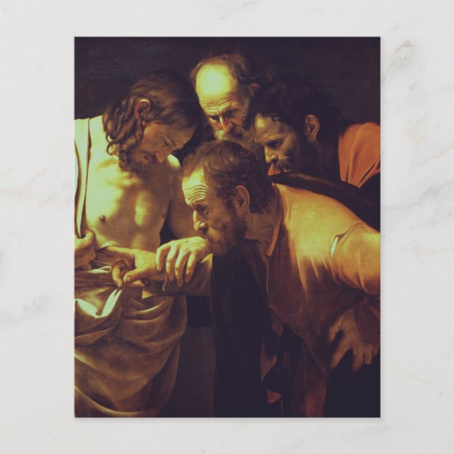The Incredulity of Saint Thomas by Caravaggio (Front)