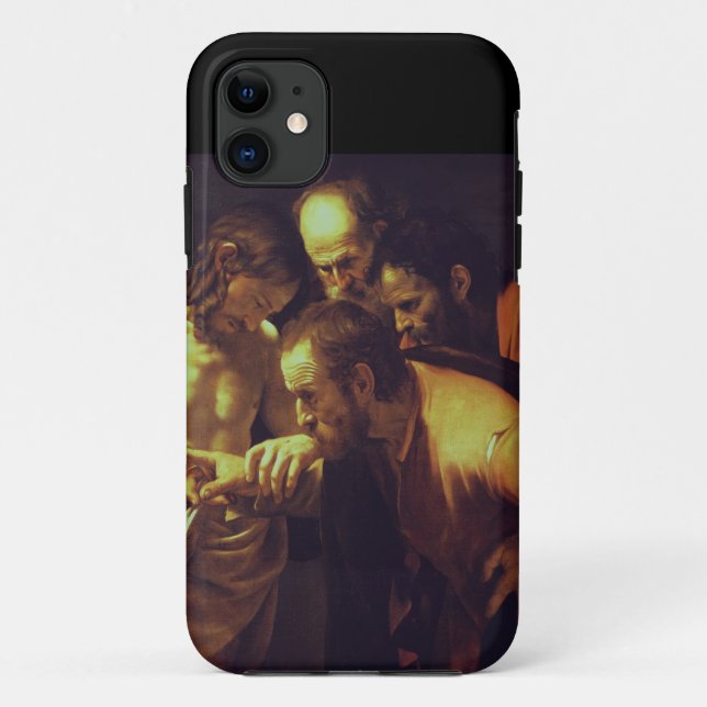 The Incredulity of Saint Thomas by Caravaggio Case-Mate iPhone Case (Back)