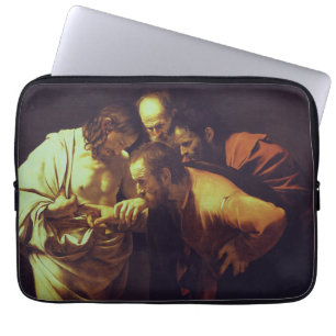 The Incredulity of Saint Thomas by Caravaggio Laptop Sleeve