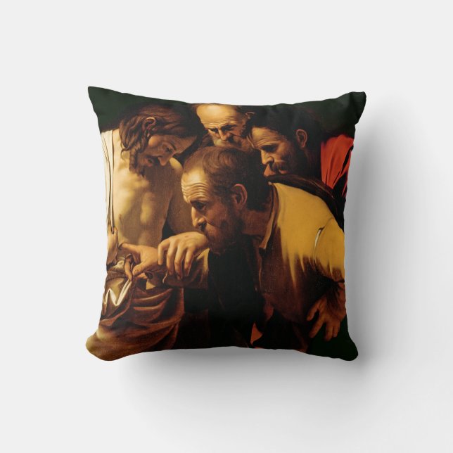 The Incredulity of St. Thomas, 1602-03 Cushion (Front)