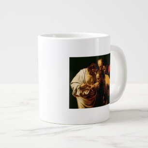 The Incredulity of St. Thomas, 1602-03 Large Coffee Mug