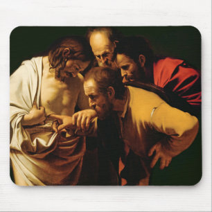 The Incredulity of St. Thomas, 1602-03 Mouse Pad