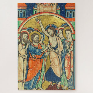 The Incredulity of St Thomas from Psalter Jigsaw Puzzle