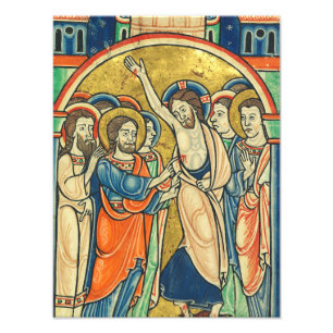 The Incredulity of St Thomas from Psalter Photo Print