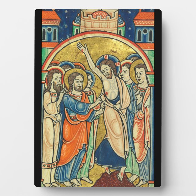 The Incredulity of St Thomas from Psalter  Plaque (Front)