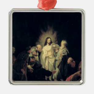 The Incredulity of St. Thomas Metal Ornament