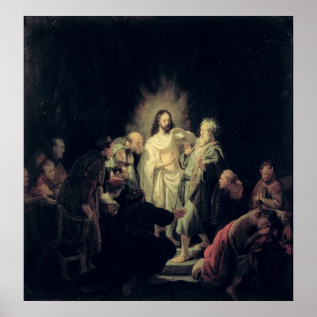 The Incredulity of St. Thomas Poster (Front)