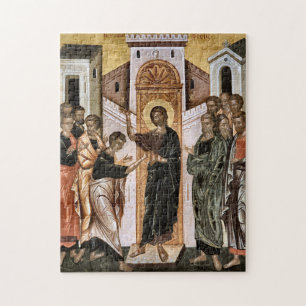 The Incredulity of Thomas Orthodox Christian Icon Jigsaw Puzzle