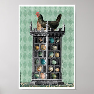 “The Incubator”  Chicken & Eggs Print