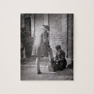 The Independent Shoe Black, from 'Street Life in L Jigsaw Puzzle