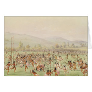The Indian Ball Game, c.1832