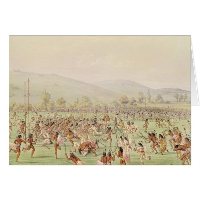 The Indian Ball Game, c.1832 (Front Horizontal)