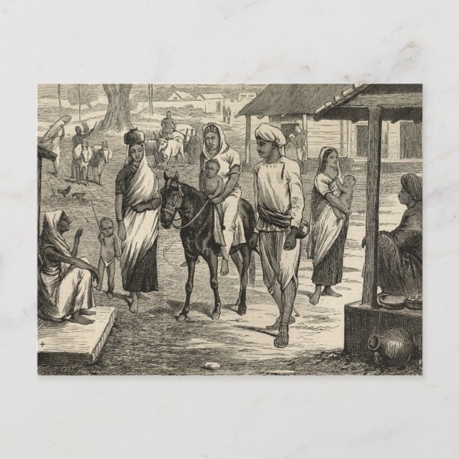 The Indian Famine Postcard (Front)