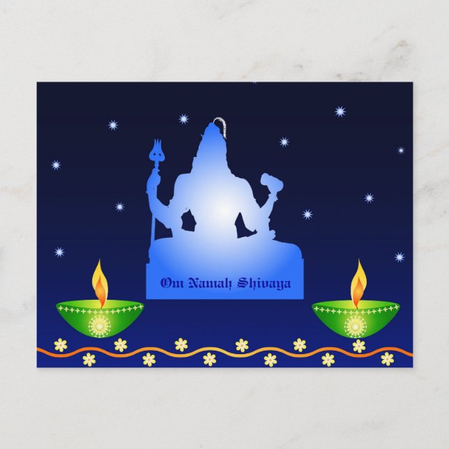 The Indian God Shiva - Postcard (Front)