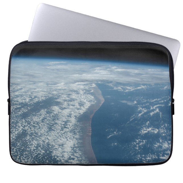 The Indian Ocean Coastline Of Kenya And Somalia. Laptop Sleeve (Front)