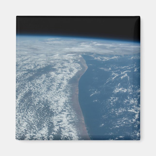 The Indian Ocean Coastline Of Kenya And Somalia. Magnet (Front)