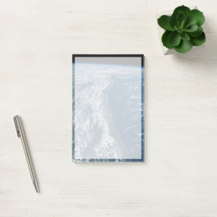 The Indian Ocean Coastline Of Kenya And Somalia. Post-it Notes