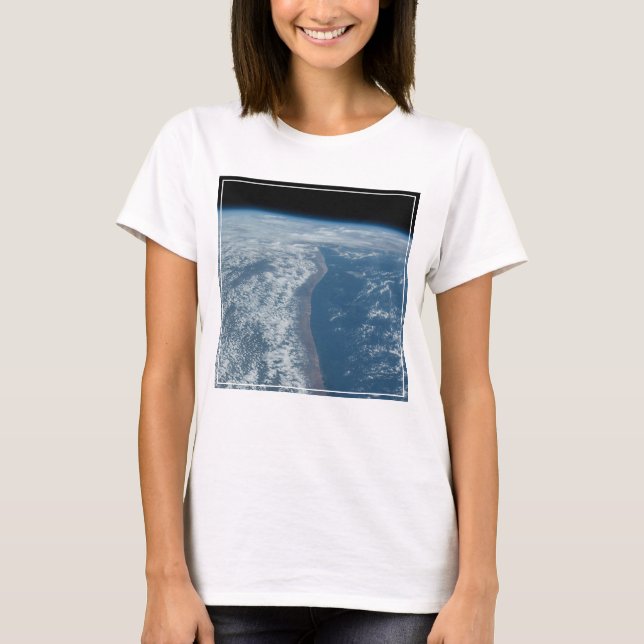 The Indian Ocean Coastline Of Kenya And Somalia. T-Shirt (Front)
