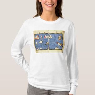 The Indian Ocean, from an atlas T-Shirt