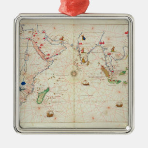 The Indian Ocean Metal Ornament