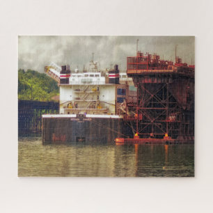 The Indiana Two Harbours Minnesota on Lake Superio Jigsaw Puzzle