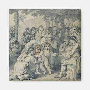 The Indians Delivering up the English Captives to Magnet