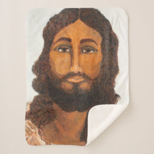 The indisputable Jesus by Craig of bubblepacific p Sherpa Blanket