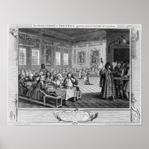 The Industrious 'Prentice Grown Rich Poster