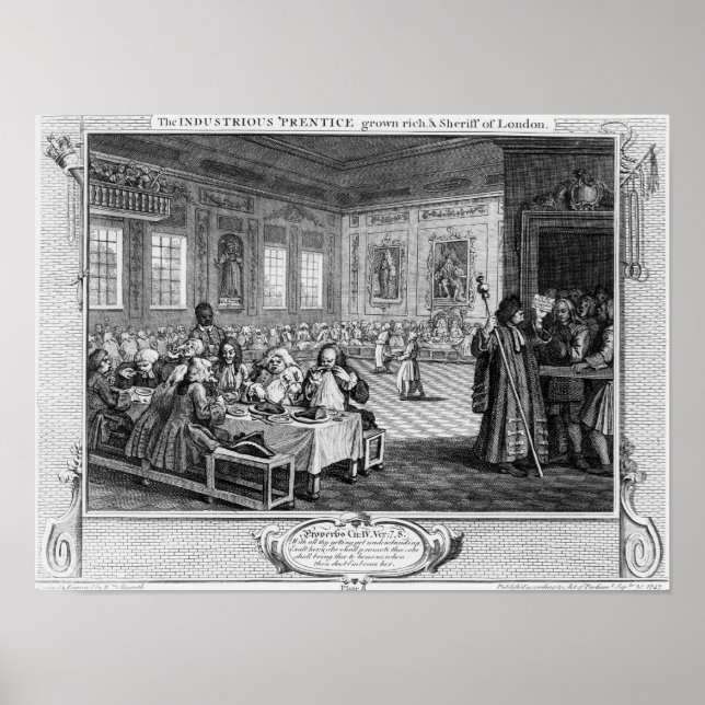The Industrious 'Prentice Grown Rich Poster (Front)
