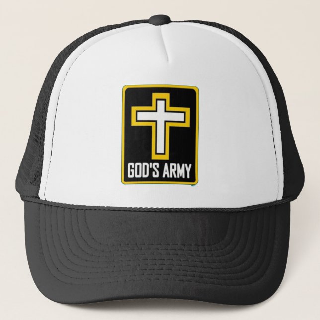 The infamous "God's Army" hat. Trucker Hat (Front)