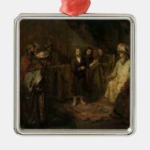 The Infant Christ in the Temple Metal Tree Decoration