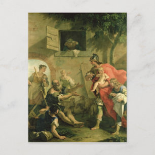 The Infant Cyrus with the Shepherd Postcard