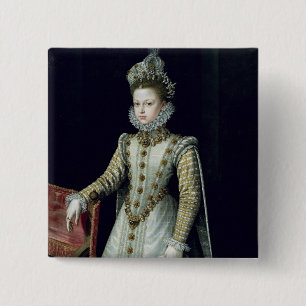 The Infanta Isabel Clara Eugenie 1579 15 Cm Square Badge