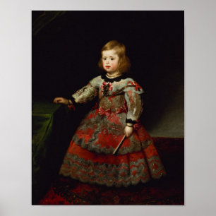 The Infanta Maria Margarita of Austria Poster
