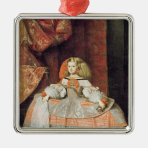 The Infanta Maria Marguerita in Pink Metal Tree Decoration