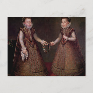 The Infantas Isabella Clara Eugenia Postcard