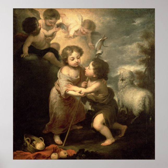 The Infants Christ and John the Baptist Poster (Front)