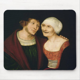 The Infatuated Old Woman Mouse Pad